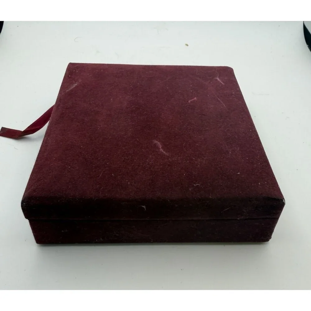 🥂CREA Milano Classic Silverplate Collection Coasters w/ Storage Box –Set of 6🥂